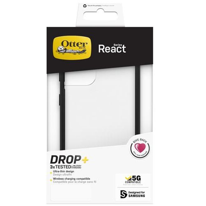 Otterbox - Samsung Galaxy S21 Outdoor Hülle - REACT Series - schwarz