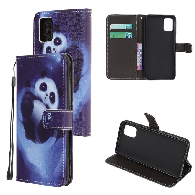 Samsung Galaxy A72 5G / 4G Handy Hülle - Leder Bookcover Image Series - Panda