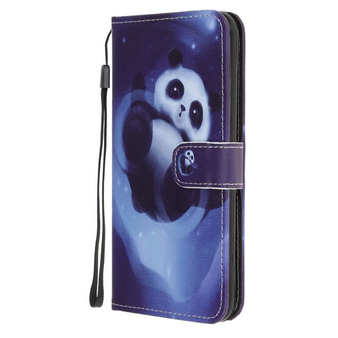 Samsung Galaxy A72 5G / 4G Handy Hülle - Leder Bookcover Image Series - Panda