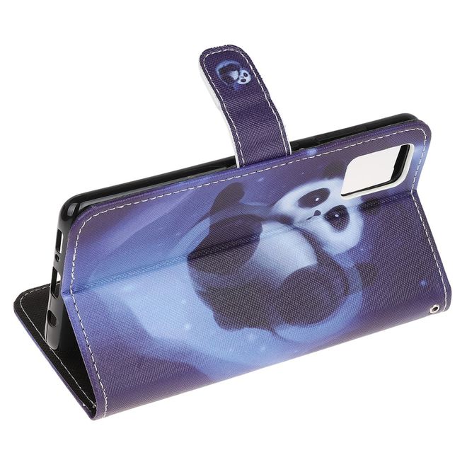 Samsung Galaxy A72 5G / 4G Handy Hülle - Leder Bookcover Image Series - Panda