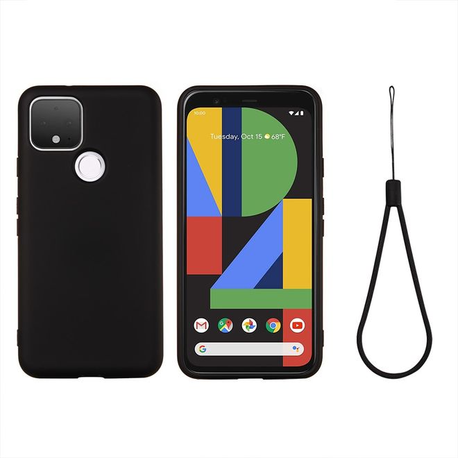 Google Pixel 4a 5G Handyhülle - Softcase TPU Series - schwarz