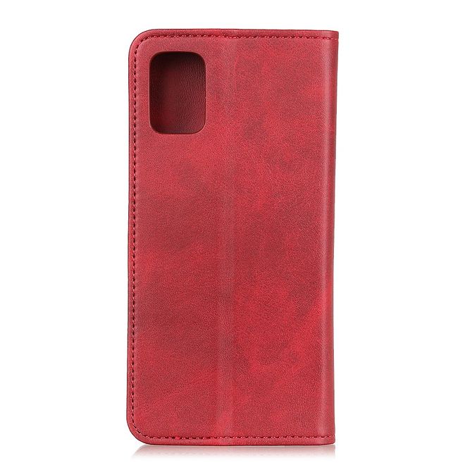 OnePlus 9 Handy Hülle - Classic V Leder Bookcover Series - rot