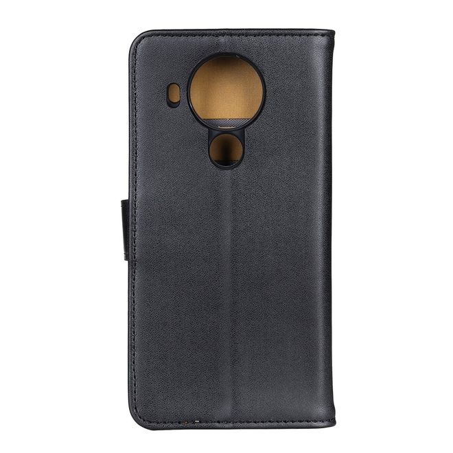 Nokia 5.4 Handy Hülle - Classic II Leder Bookcover Series - schwarz