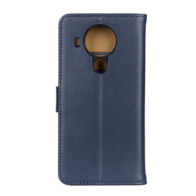 Nokia 5.4 Handy Hülle - Classic II Leder Bookcover Series - dunkelblau