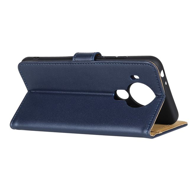 Nokia 5.4 Handy Hülle - Classic II Leder Bookcover Series - dunkelblau