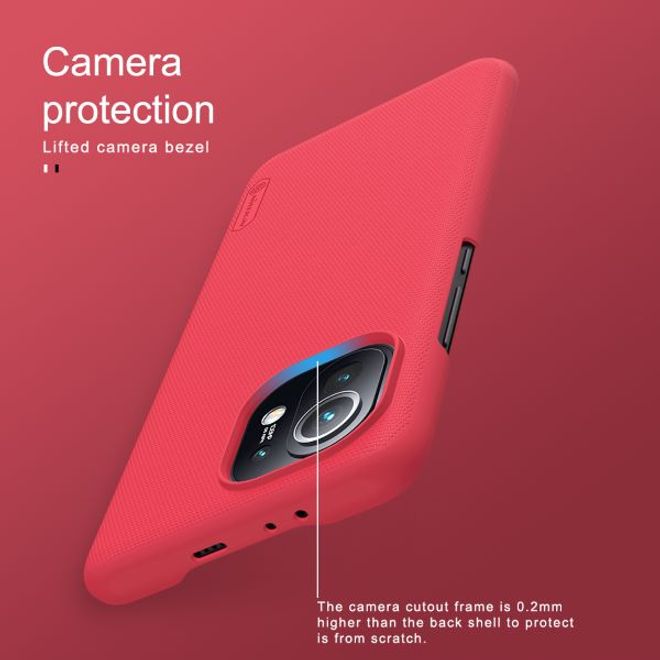 Nillkin - Xiaomi Mi 11 Hülle - Plastik Case - Super Frosted Shield Series - weiss