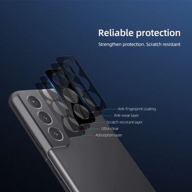 Nillkin - Samsung Galaxy S21 Kamera Schutzglas - InvisiFilm AR Series - schwarz