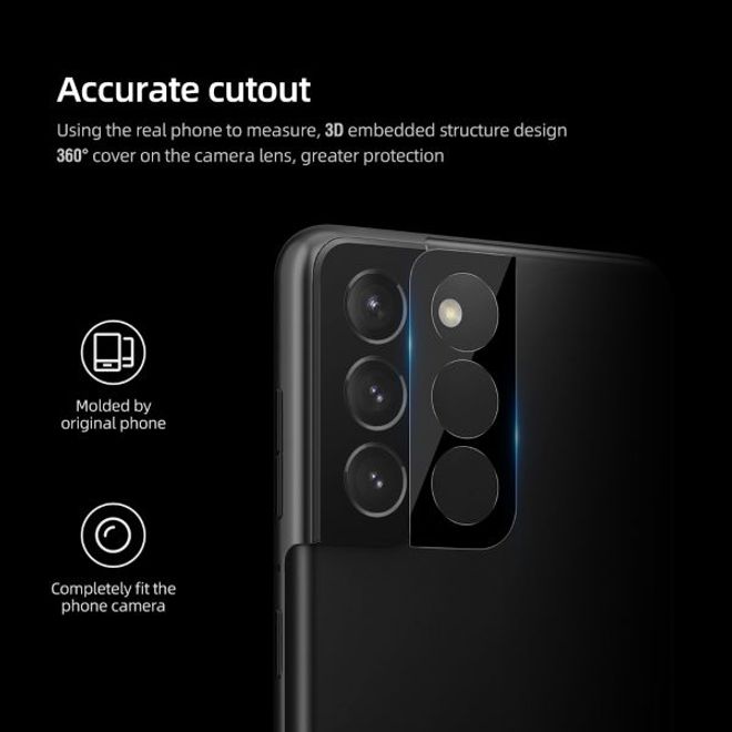 Nillkin - Samsung Galaxy S21+ Kamera Schutzglas - InvisiFilm AR Series - schwarz