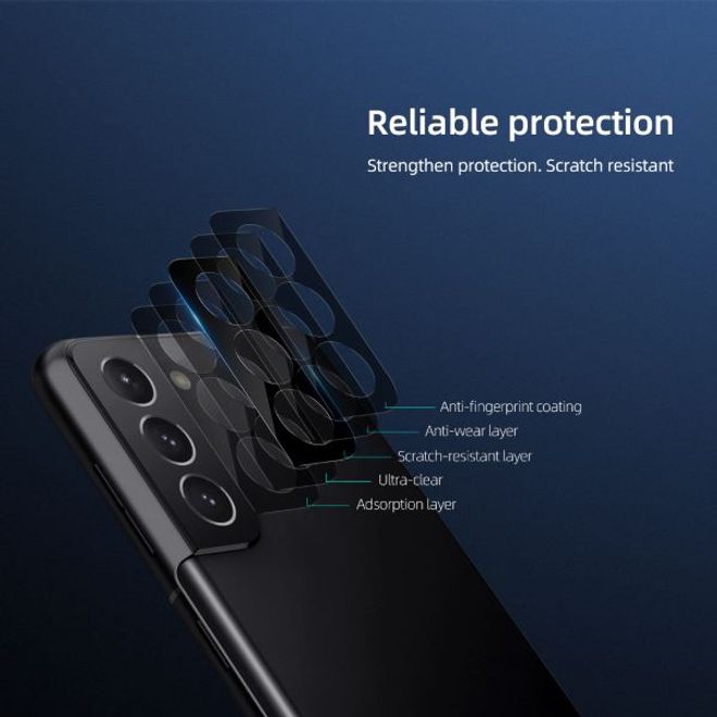Nillkin - Samsung Galaxy S21+ Kamera Schutzglas - InvisiFilm AR Series - schwarz