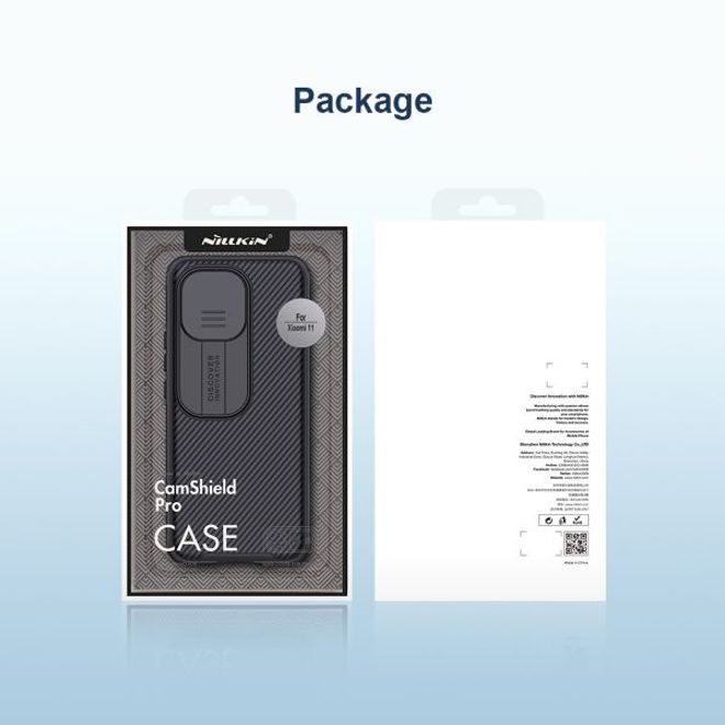 Nillkin - Xiaomi Mi 11 Hülle - Plastik Hardcase - CamShield Pro Series - schwarz