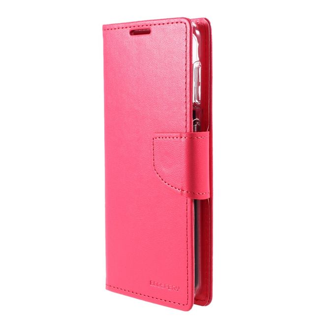 Goospery - Samsung Galaxy S21+ Hülle - Leder Bookcover - Bravo Diary Series - rosa