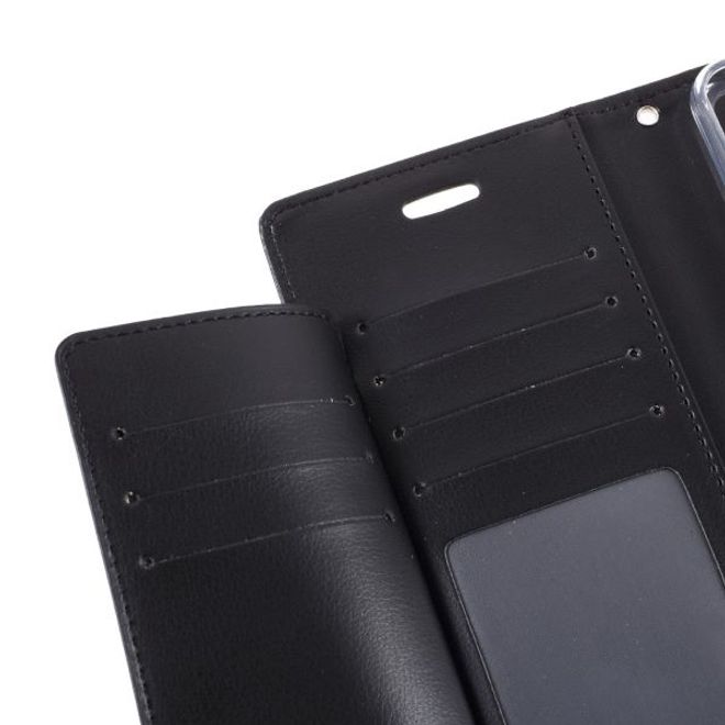 Goospery - Samsung Galaxy S21+ Hülle - Leder Bookcover - Rich Diary Series - schwarz