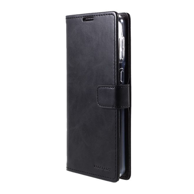 Goospery - Samsung Galaxy S21 Hülle - Leder Bookcover - Bluemoon Diary Series - schwarz