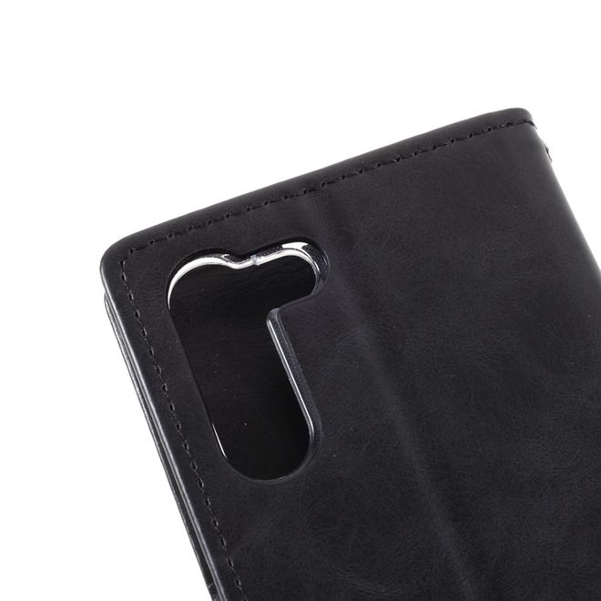 Goospery - Samsung Galaxy S21 Hülle - Leder Bookcover - Bluemoon Diary Series - schwarz