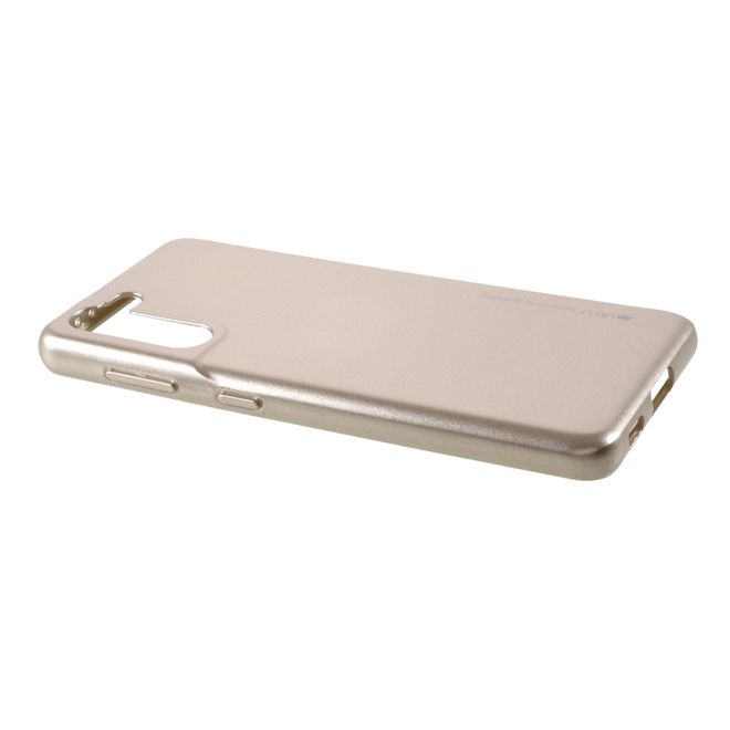 Goospery - Samsung Galaxy S21+ Handy Hülle - TPU Soft Case - i Jelly Metal Series - gold