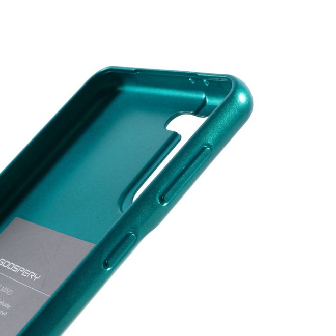 Goospery - Samsung Galaxy S21+ Handy Hülle - TPU Soft Case - i Jelly Metal Series - grün