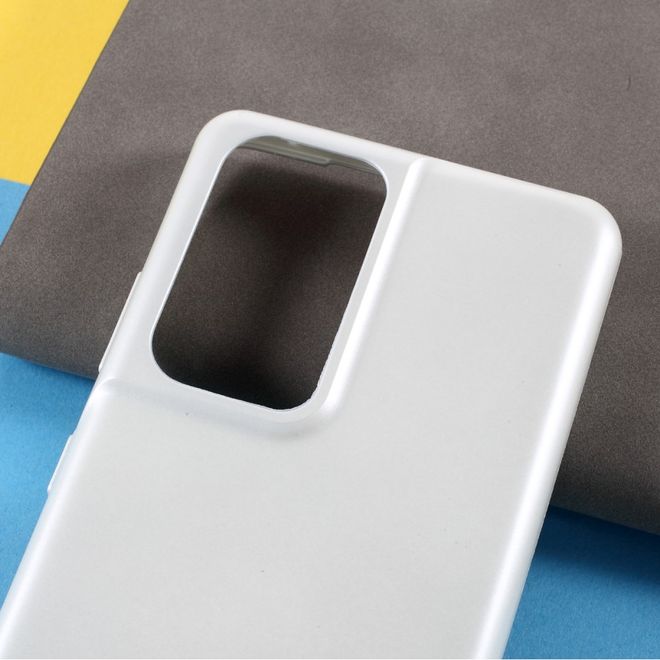 Goospery - Samsung Galaxy S21 Ultra Handy Hülle - TPU Soft Case - i Jelly Metal Series - grau