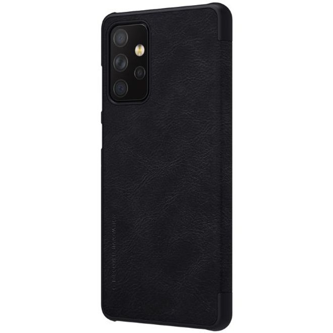 Nillkin - Samsung Galaxy A72 5G / 4G Hülle - Leder Book Case - Qin Series - schwarz