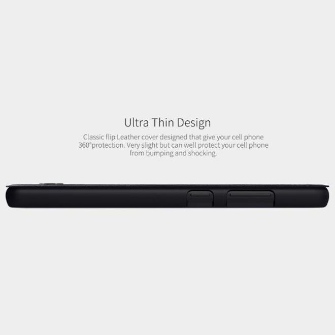 Nillkin - Samsung Galaxy A72 5G / 4G Hülle - Leder Book Case - Qin Series - schwarz