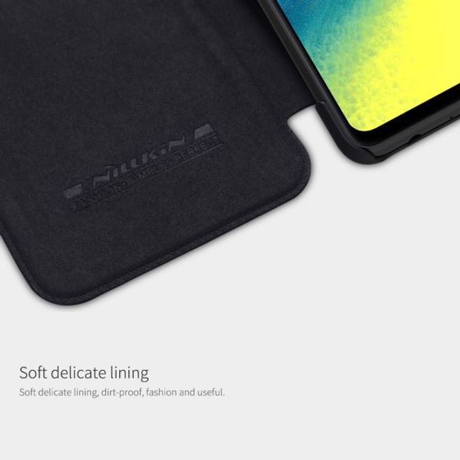 Nillkin - Samsung Galaxy A72 5G / 4G Hülle - Leder Book Case - Qin Series - schwarz