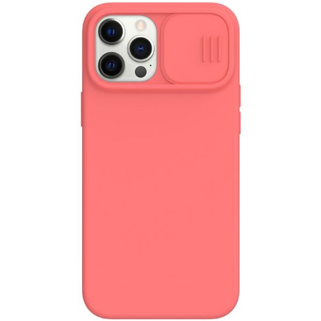 Nillkin - iPhone 12 Pro Max Hülle - TPU Softcase - Camshield Silky Series - mit MagSafe - pink