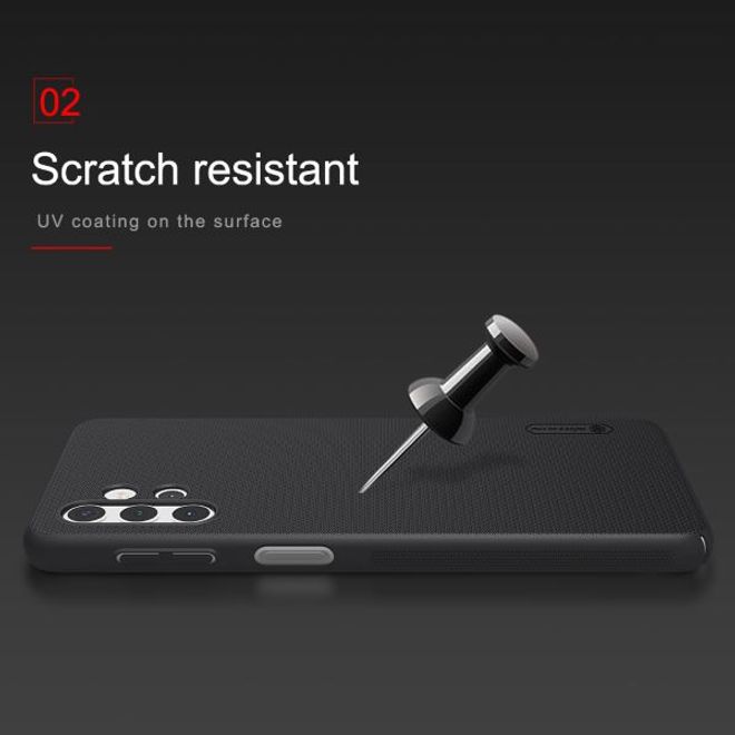 Nillkin - Samsung Galaxy A32 5G Hülle - Plastik Case - Super Frosted Shield Series - schwarz