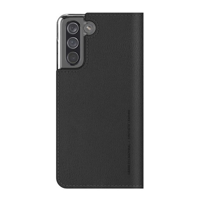 Araree - Samsung Galaxy S21+ Hülle - Case aus Kunstleder - Mustang Diary Series - schwarz