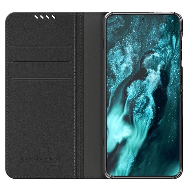 Araree - Samsung Galaxy S21+ Hülle - Case aus Kunstleder - Mustang Diary Series - schwarz