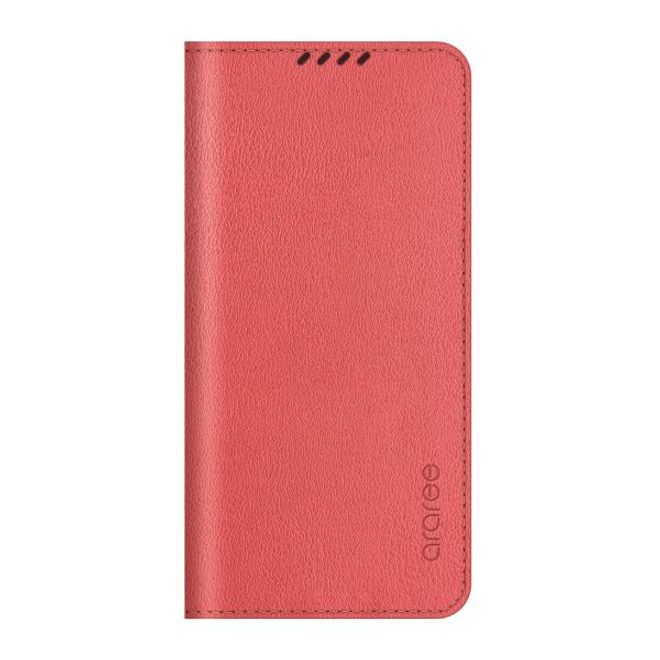 Araree - Samsung Galaxy S21+ Hülle - Case aus Kunstleder - Mustang Diary Series - rot