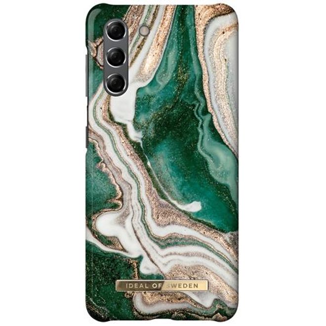 iDeal of Sweden - Samsung Galaxy S21 Hülle - Printed Case - Golden Jade Marble
