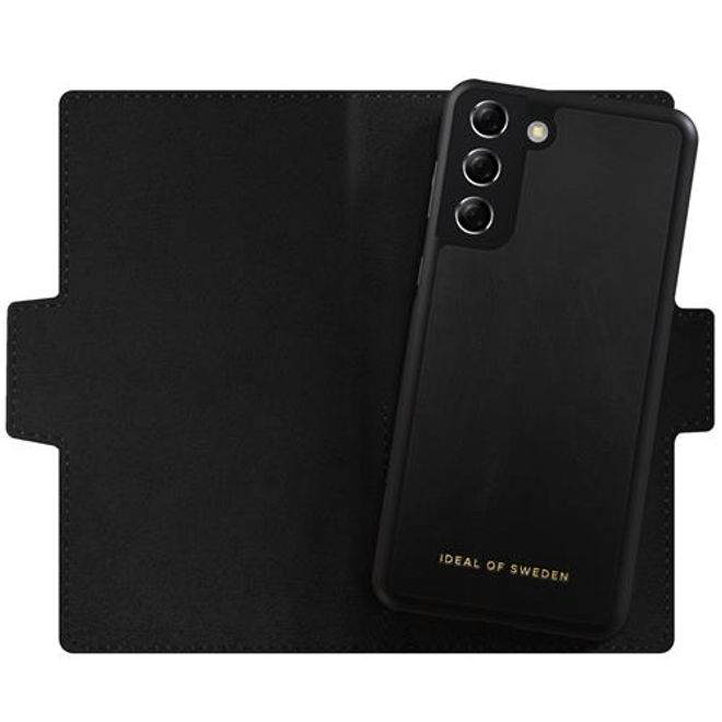 iDeal of Sweden - Samsung Galaxy S21+ Hülle - Designer Bookcover Jet Black Croco - mehrfarbig