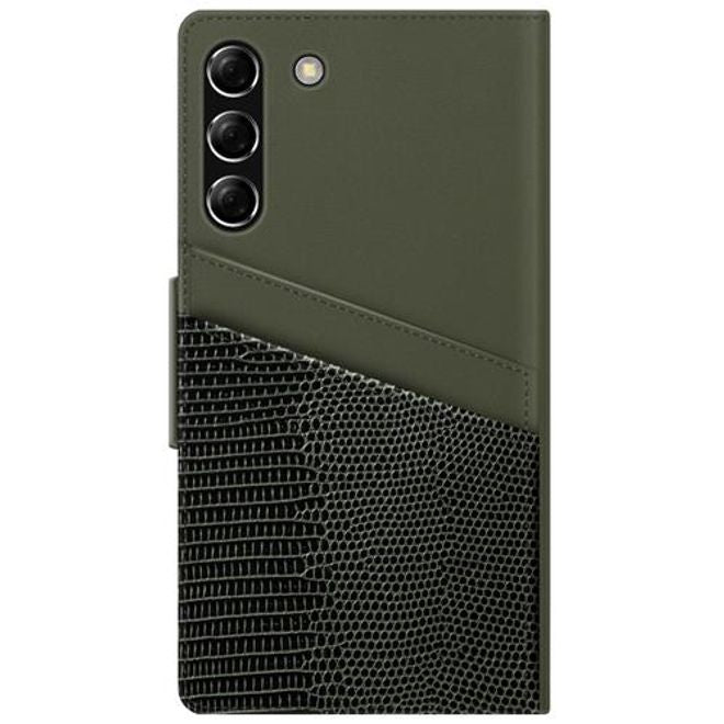 iDeal of Sweden - Samsung Galaxy S21+ Hülle - Designer Bookcover Metal Woods - mehrfarbig