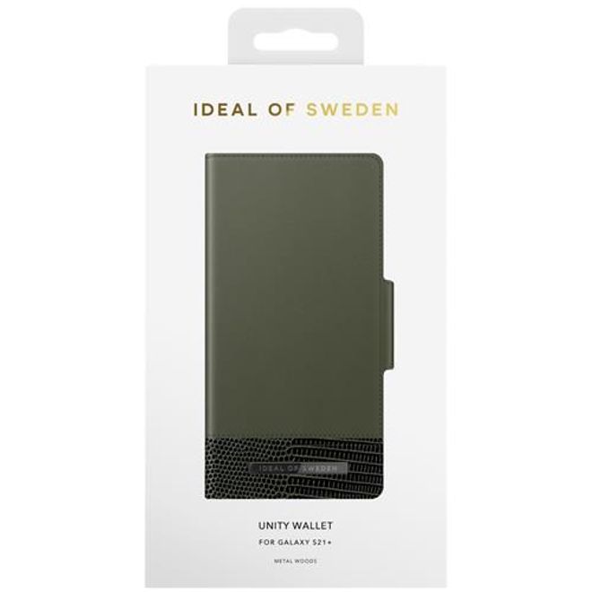 iDeal of Sweden - Samsung Galaxy S21+ Hülle - Designer Bookcover Metal Woods - mehrfarbig