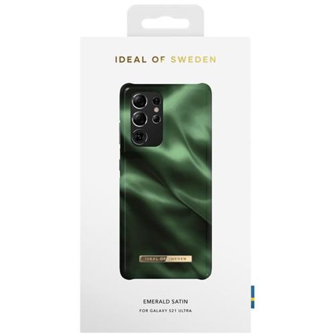 iDeal of Sweden - Samsung Galaxy S21 Ultra Hülle - Printed Case - Emerald Satin