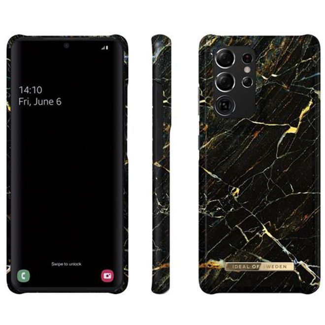 iDeal of Sweden - Samsung Galaxy S21 Ultra Hülle - Printed Case - Port Laurent Marble
