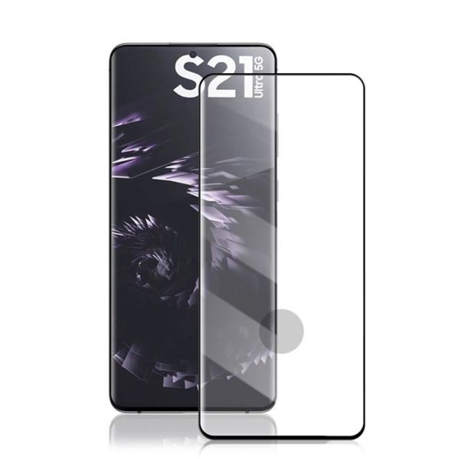 Samsung Galaxy S21 Ultra Panzerglas 3D Full Screen - Side Glue Displayschutz (0.33 mm) - schwarz