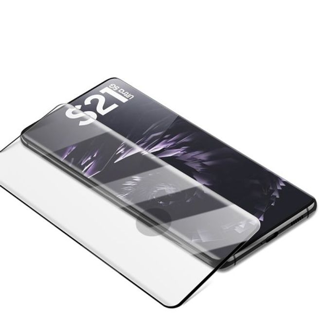 Samsung Galaxy S21 Ultra Panzerglas 3D Full Screen - Side Glue Displayschutz (0.33 mm) - schwarz