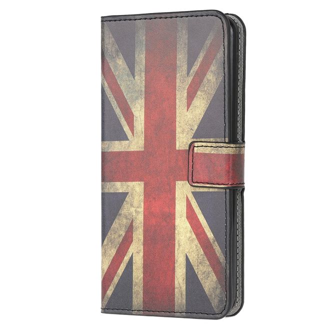 Samsung Galaxy A42 5G Handy Hülle - Leder Bookcover Image Series - Retro UK Flagge