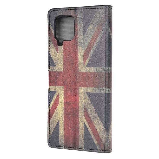Samsung Galaxy A42 5G Handy Hülle - Leder Bookcover Image Series - Retro UK Flagge