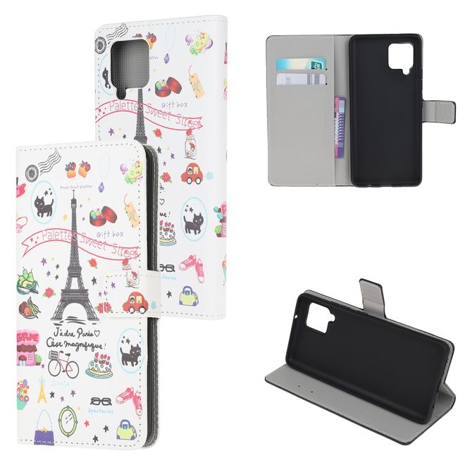 Samsung Galaxy A42 5G Handy Hülle - Leder Bookcover Image Series - Paris