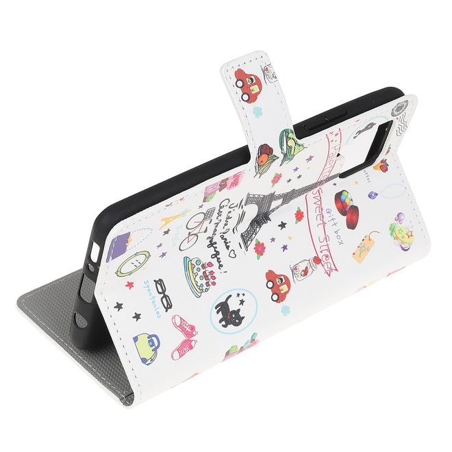 Samsung Galaxy A42 5G Handy Hülle - Leder Bookcover Image Series - Paris