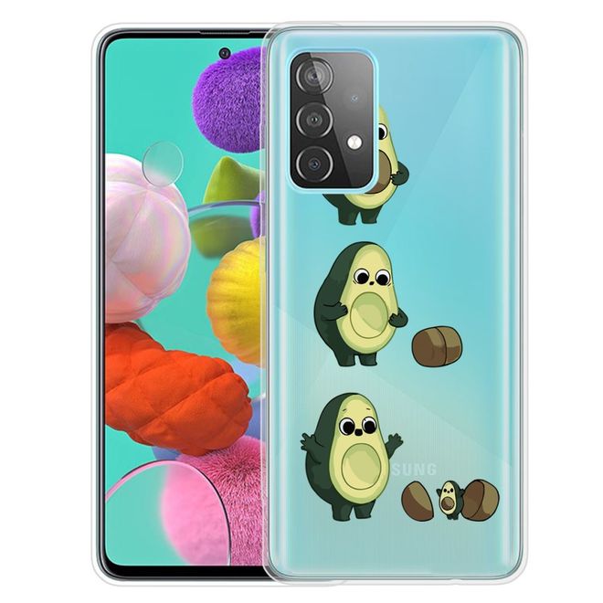 Samsung Galaxy A32 5G Handyhülle - Softcase Image Plastik Series - Avocado Figuren