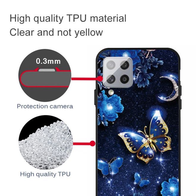 Samsung Galaxy A42 5G Handyhülle - Softcase Image Plastik Series - Schmetterling