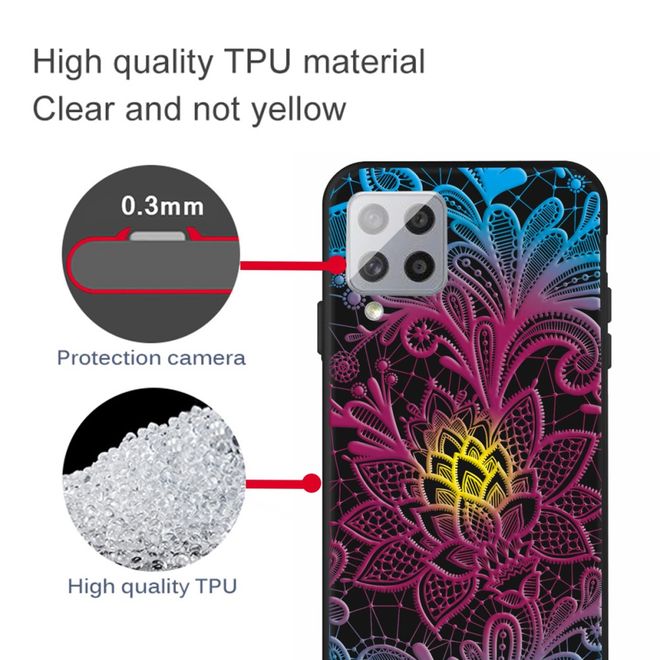 Samsung Galaxy A42 5G Handyhülle - Softcase Image Plastik Series - Blumen