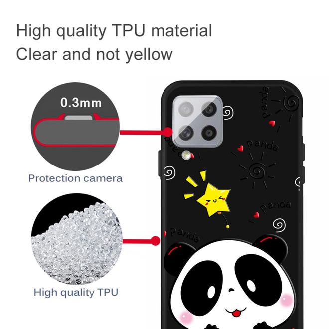 Samsung Galaxy A42 5G Handyhülle - Softcase Image Plastik Series - Panda