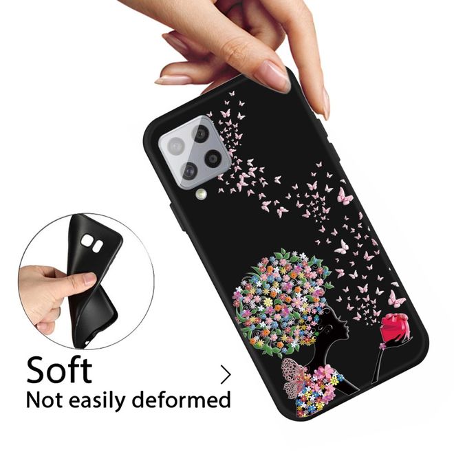 Samsung Galaxy A42 5G Handyhülle - Softcase Image Plastik Series - Girl und Schmetterling
