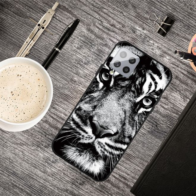 Samsung Galaxy A42 5G Handyhülle - Softcase Image Plastik Series - Tiger