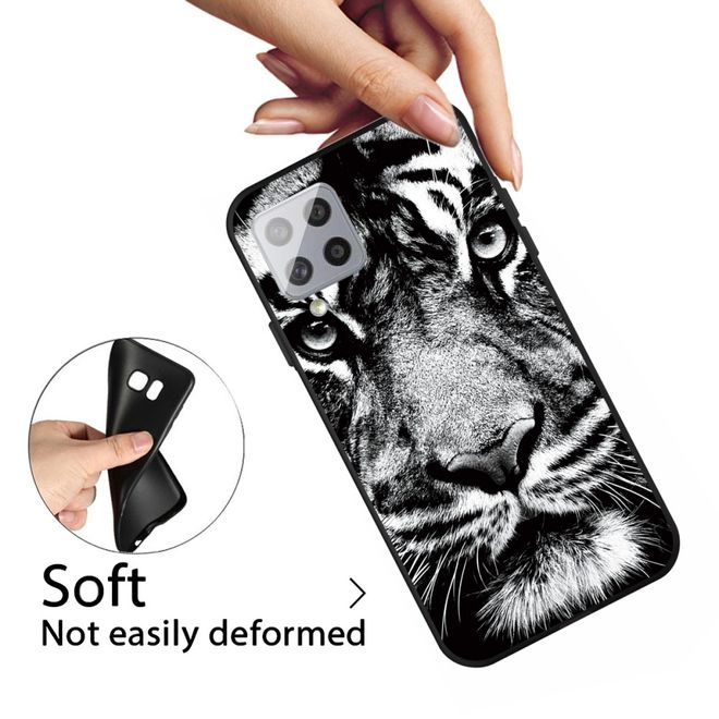 Samsung Galaxy A42 5G Handyhülle - Softcase Image Plastik Series - Tiger