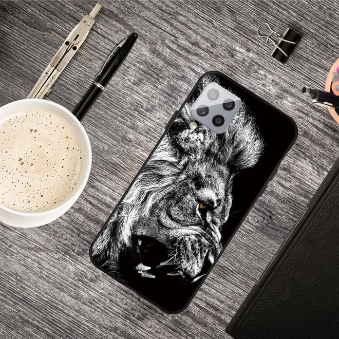 Samsung Galaxy A42 5G Handyhülle - Softcase Image Plastik Series - Löwe