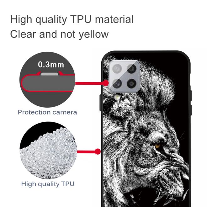 Samsung Galaxy A42 5G Handyhülle - Softcase Image Plastik Series - Löwe